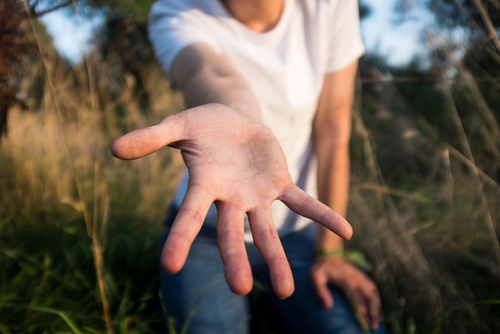 Helping Hand Reaching Out