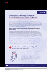 Lettre_n°13 ministère de la justice COVID 19
